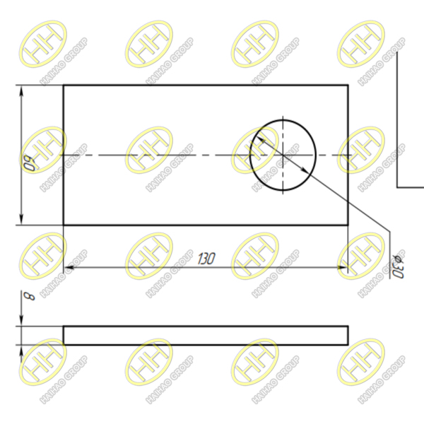 Custom ASTM A321 Forging Drawing